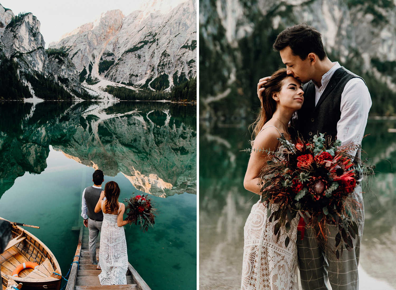 Lago Di Braies Wedding Photographer 13