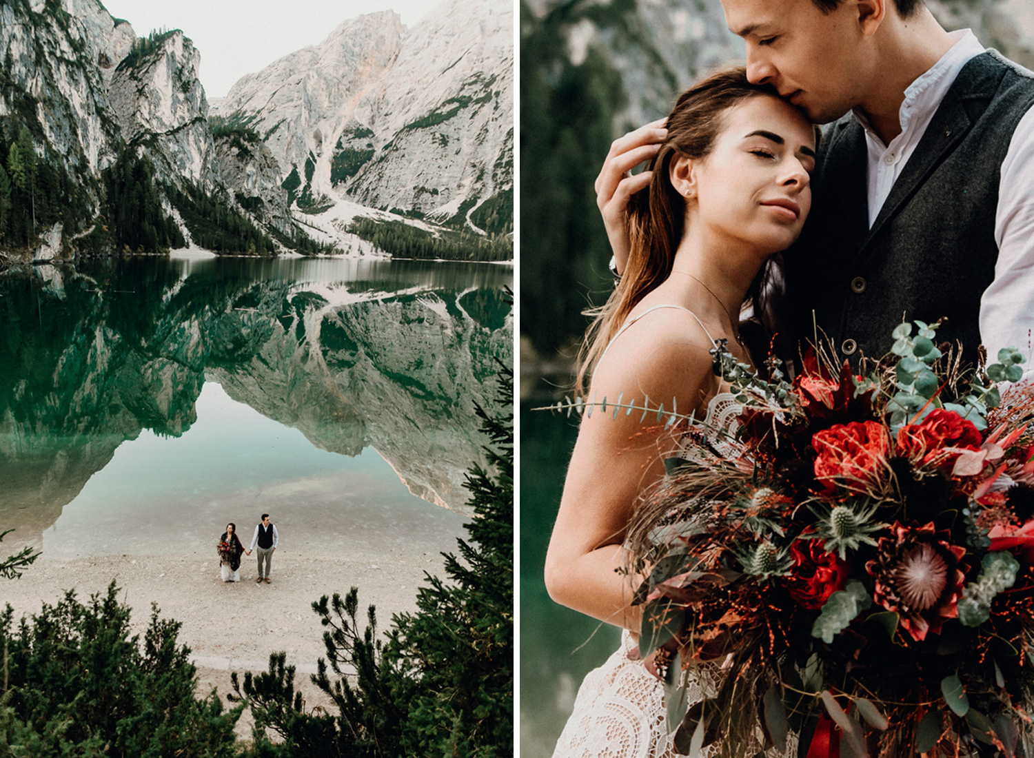 Lago Di Braies Wedding Photographer 27
