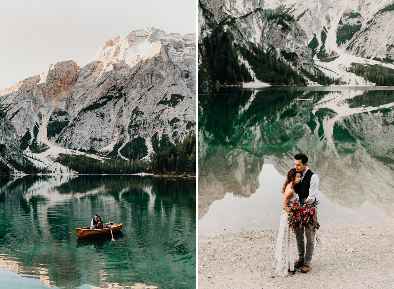 Lago Di Braies Wedding Photographer 36