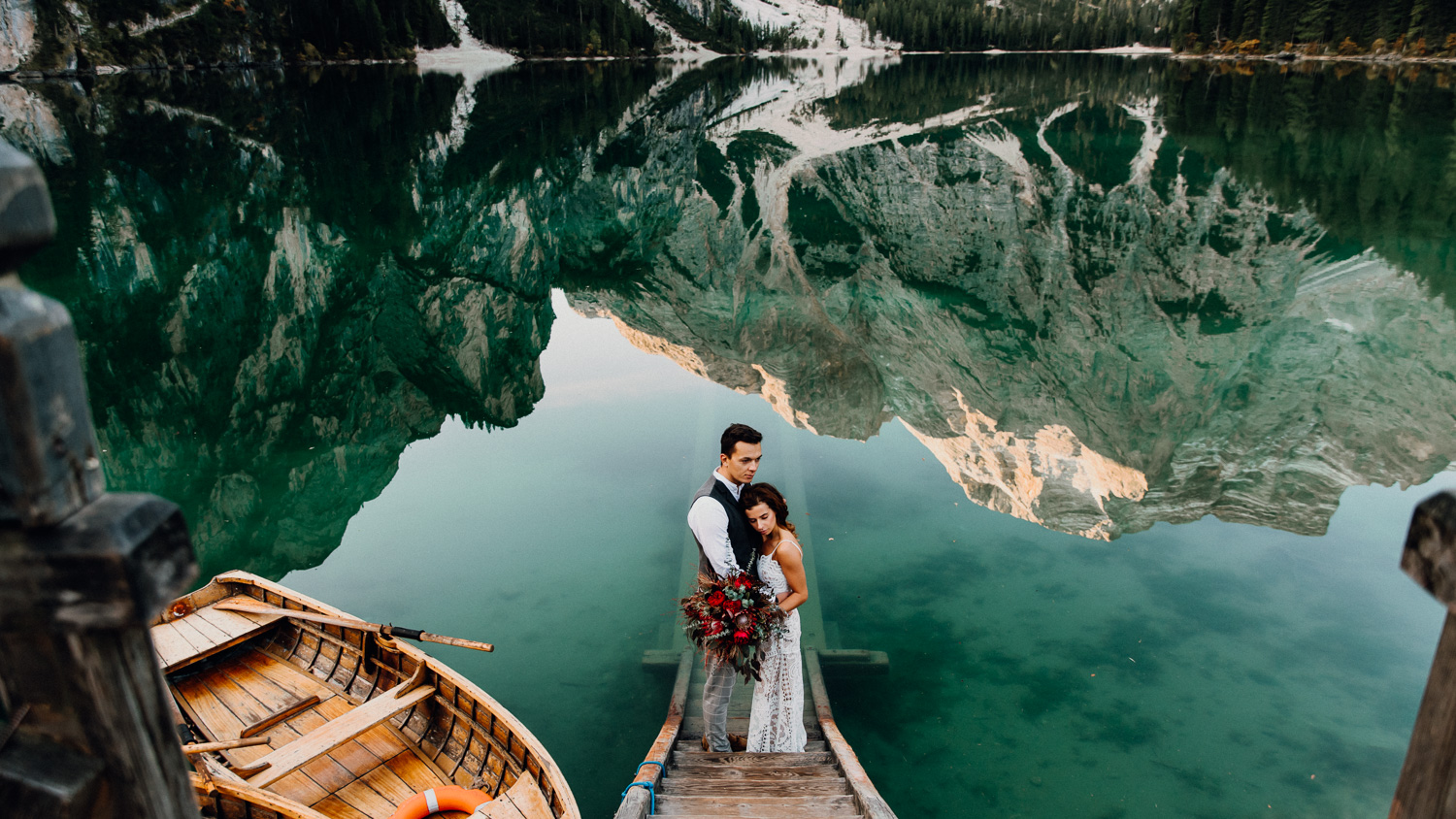 Lago Di Braies Wedding Photographer 33