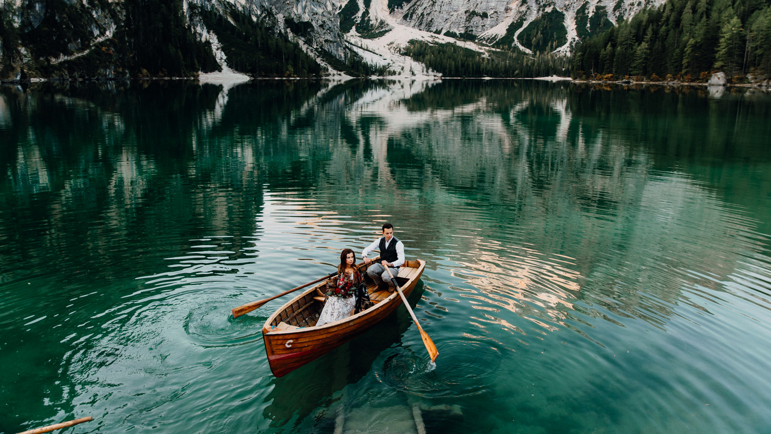 Lago Di Braies Wedding Photographer 34