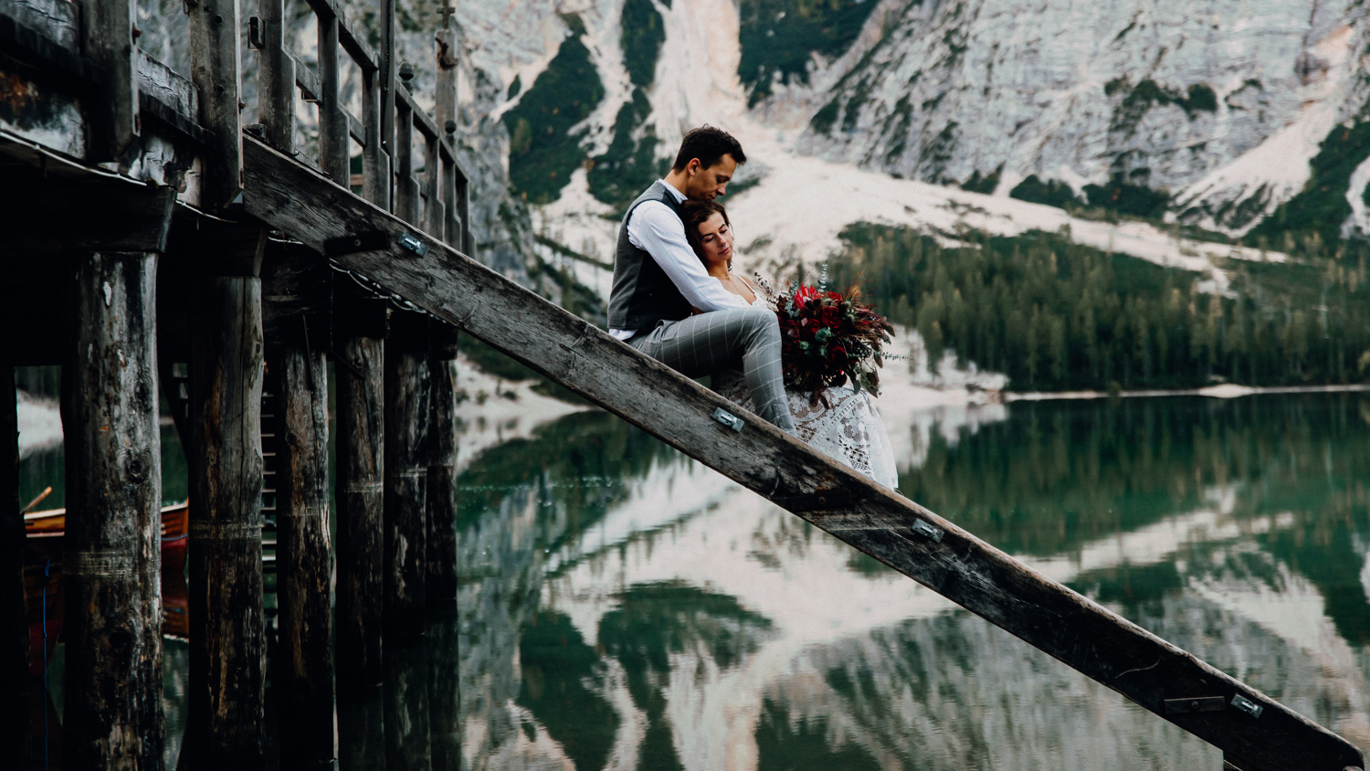 Lago Di Braies Wedding Photographer 43