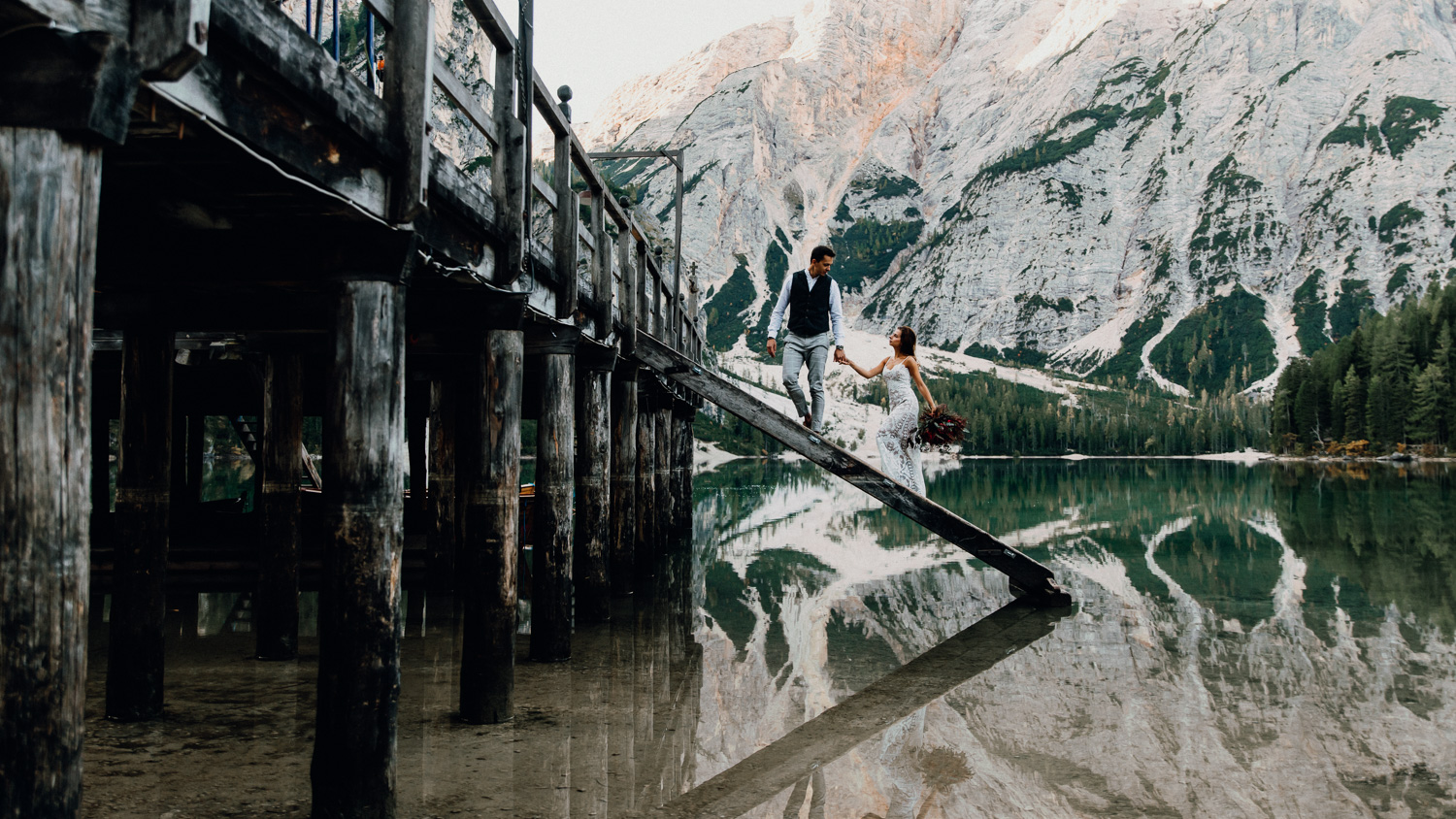 Lago Di Braies Wedding Photographer 45