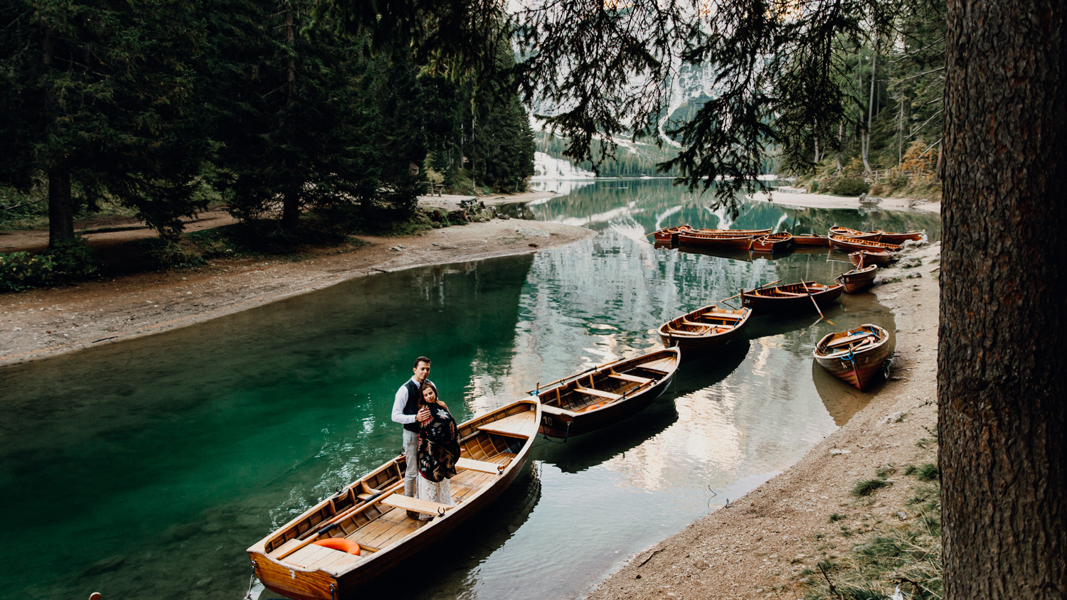 Lago Di Braies Wedding Photographer 53