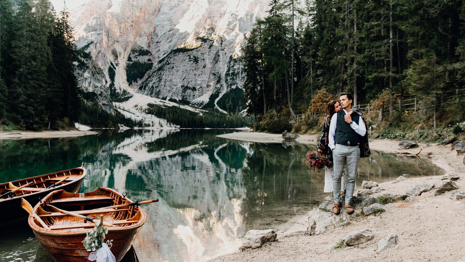 Lago Di Braies Wedding Photographer 57