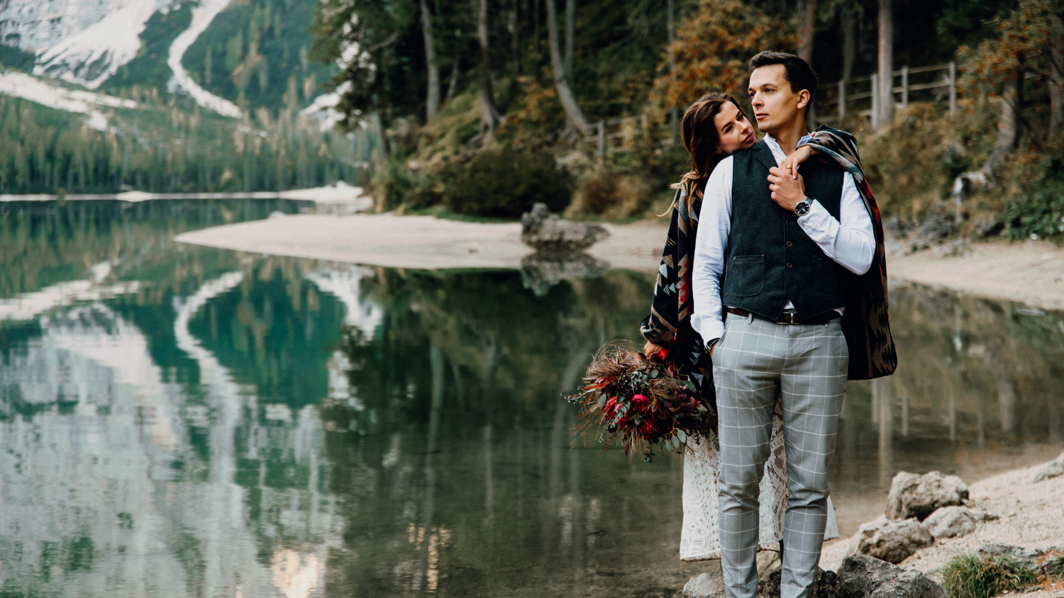 Lago Di Braies Wedding Photographer 58