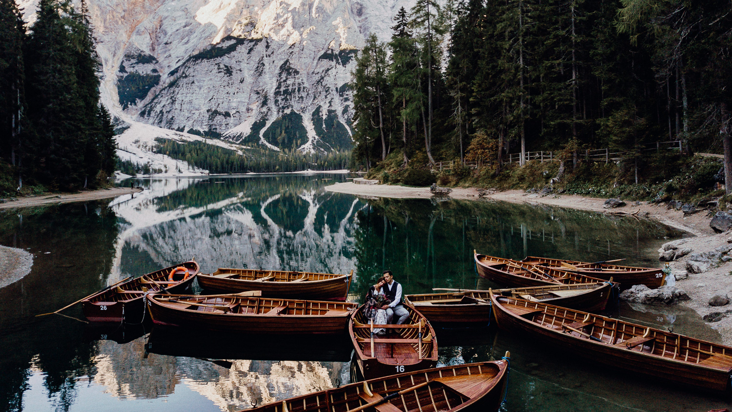 Lago Di Braies Wedding Photographer 74